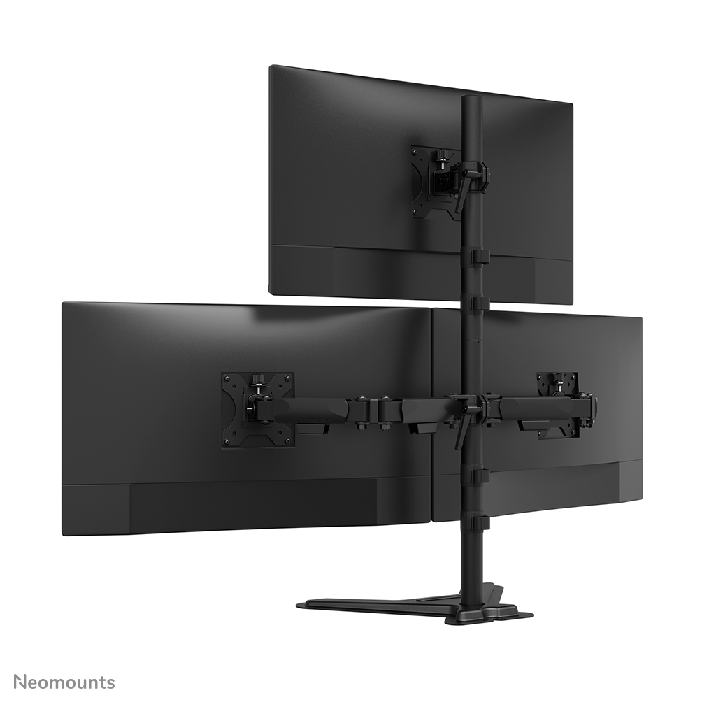 Neomounts DS45-600BL2-1 Monitorstandaard voor drie schermen 10-32"